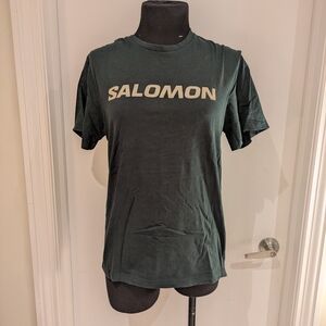 Salomon Dark Green Short Sleeve Tee